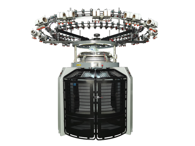 High leg tube single jersey circular knitting machine
