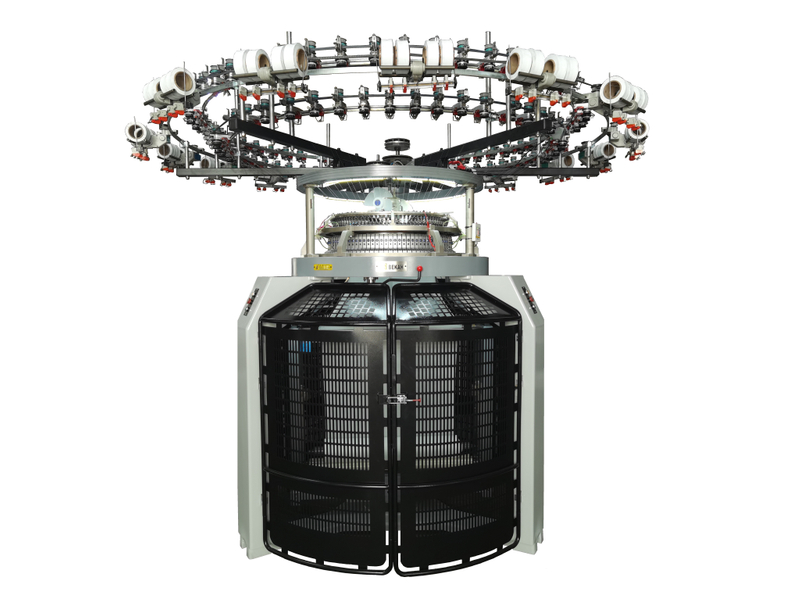 High leg tube single jersey circular knitting machine