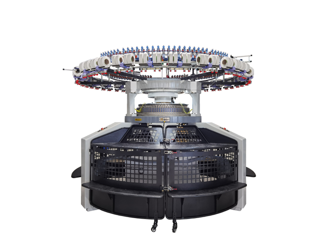 Double jersey fine gauge interlock knitting machine
